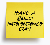 Notes From Ed Sticky Note Independence Day