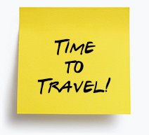 Time to Travel Sticky Note